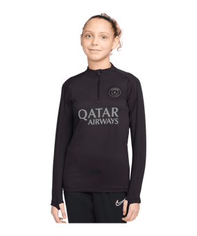 Jordan Paris Saint-Germain Strike Top Sweatshirt Kids Schwarz F045 - schwarz