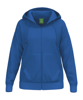 Erima TS Kapuzenjacke Damen Blau - blau