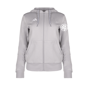 adidas Entrada 26 Kapuzenjacke Damen Grau