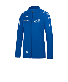 JAKO Classico Freizeitjacke Damen Blau F04