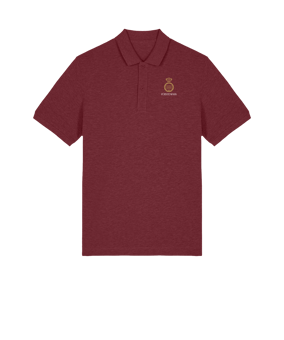 Stanley & Stella Merch Prepster 2.0 Polo Burgundy | #logo (beidseitig)