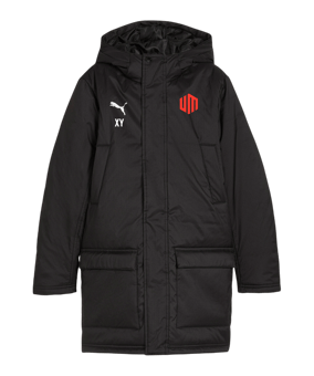 PUMA teamFINAL Winterjacke Kids Schwarz F03 