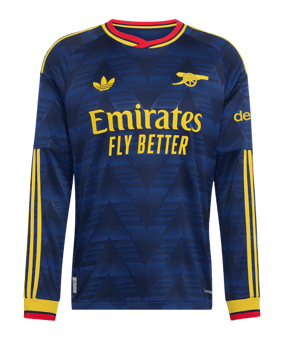 adidas FC Arsenal London Authentic Trikot Langarm Away 2026/2027 Blau