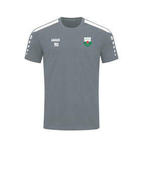 JAKO Power T-Shirt Grau Weiss F840