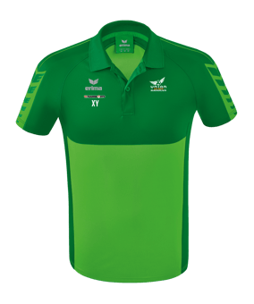 Erima Six Wings Poloshirt Grün