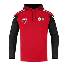 JAKO Performance Hoody Rot Schwarz F101