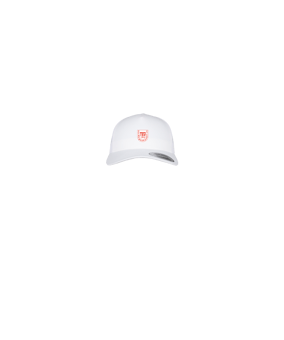 Merch 5 Panel Retro Trucker Cap Weiss | logo4c