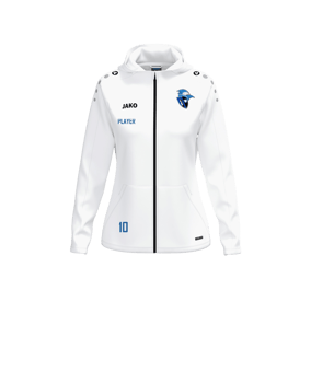 JAKO One Kapuzenjacke Damen Weiß F0