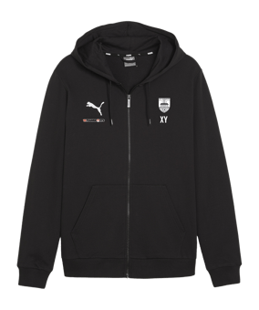 PUMA teamGOAL Casuals Kapuzenjacke Schwarz F03