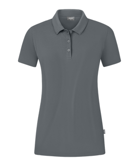 JAKO Organic Poloshirt Stretch Damen Grau F840 - grau