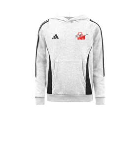 Sweat à capuche adidas Tiro 24 blanc noir 