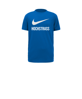Nike Park 20 Swoosh T-Shirt Kids Blau Weiss F463