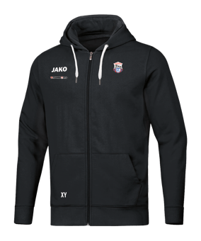 JAKO Base Kapuzenjacke Kids Schwarz F08
