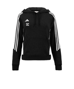 adidas Tiro 24 Hoody Damen Schwarz Weiss