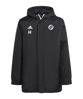 adidas Entrada 22 Stadium Jacke Kids Schwarz