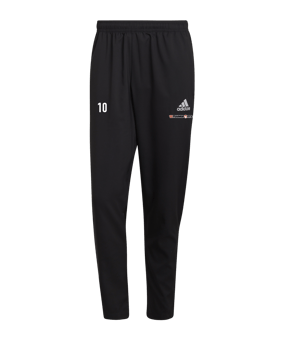 adidas Entrada 22 Präsentationshose Schwarz Weiss