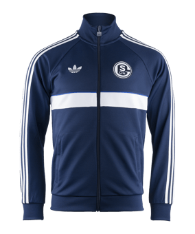 adidas Originals FC Schalke 04 Track Jacke Blau