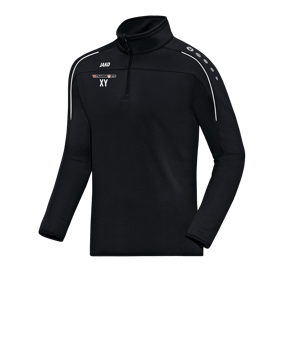 JAKO Classico Ziptop Schwarz Weiss F08