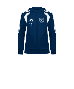 adidas Tiro 26 League Sweat Kapuzenjacke Kids Dunkelblau