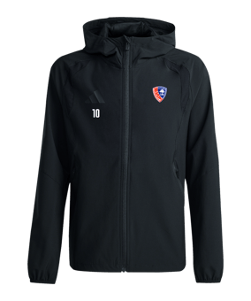 adidas Tiro Travel Windjacke Kids Schwarz