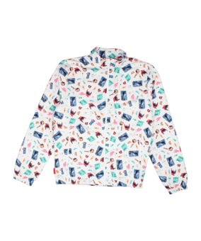 Le Fix JB Trainer Jacke Weiss - weiss