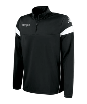Kappa Novare 1/4 Zip Felpa Nero - nero