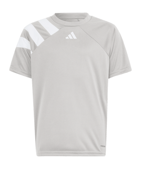 adidas Fortore 23 Trikot Kids Grau Weiss - grau