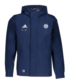 adidas Entrada 22 Allwetterjacke Kids Blau