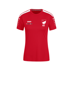 JAKO Power Trikot Damen Rot Weiss F100