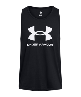 Under Armour Sportstyle Logo Tanktop Schwarz F001 - schwarz
