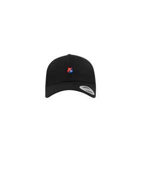 Merch Curved Classic Snapback Cap Black