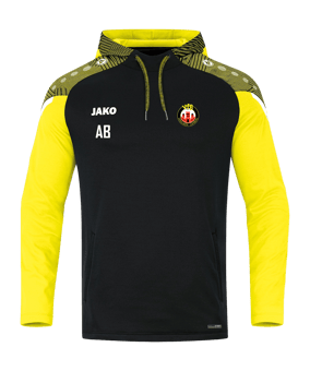 JAKO Performance Hoody Schwarz Gelb F808