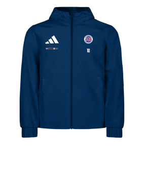 adidas Entrada 26 Regenjacke Dunkelblau