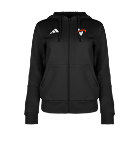 adidas Entrada 26 Kapuzenjacke Damen Schwarz
