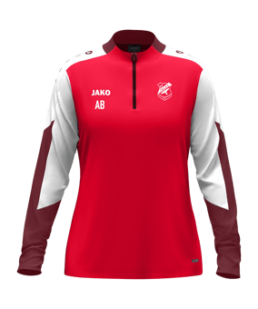 JAKO Dynamic Zip Sweatshirt Damen Rot F114