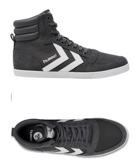 Hummel Slimmer Stadil High Sneaker Grau F2651 - grau