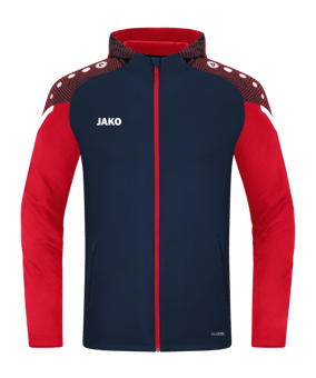 JAKO Performance Kapuzenjacke Blau F909 - blau