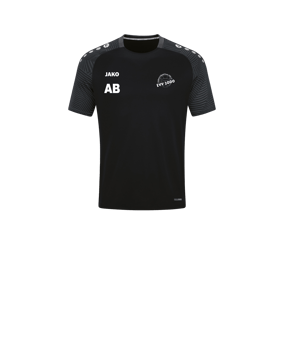 JAKO Performance T-Shirt Kids Schwarz Grau F804