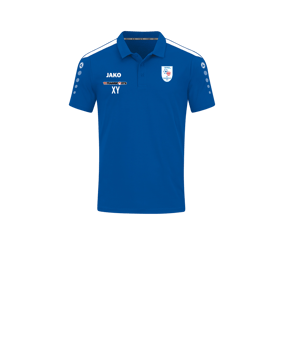 JAKO Power Poloshirt Kids Blau Weiss F400