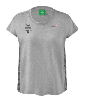 Erima Team Essential T-Shirt Damen Hellgrau Grau