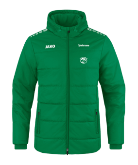 JAKO Team Coach Kapuzenjacke Kids Grün F200