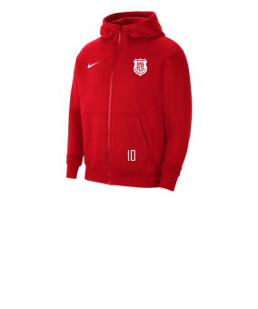 Nike Park 20 Fleece Kapuzenjacke Kids Rot F657