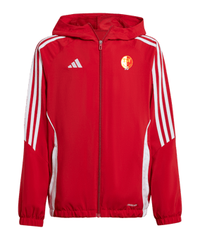 adidas Tiro 24 Windbreaker Kids Rot Weiss