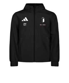 adidas Entrada 26 Regenjacke Schwarz