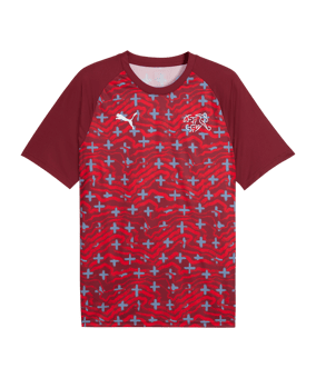 PUMA SFV Schweiz Prematch T-Shirt WM 2026 Rot F06 - rot