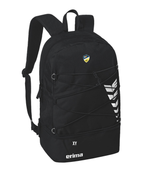 Erima Six Wings Rucksack Schwarz