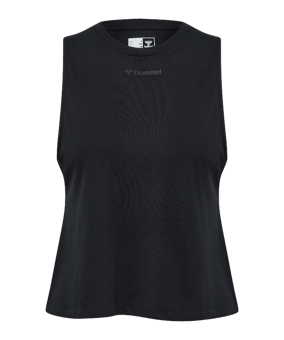 Hummel Mt Vanja Short Muscle Tanktop Damen Schwarz F2001 - schwarz