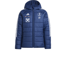 adidas Tiro 24 Winterjacke Kids Blau Weiss