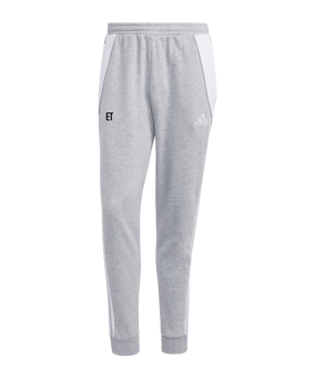 adidas Tiro 24 Baumwollhose Grau Weiss
