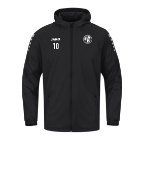 JAKO Team 2.0 Allwetterjacke Schwarz F800